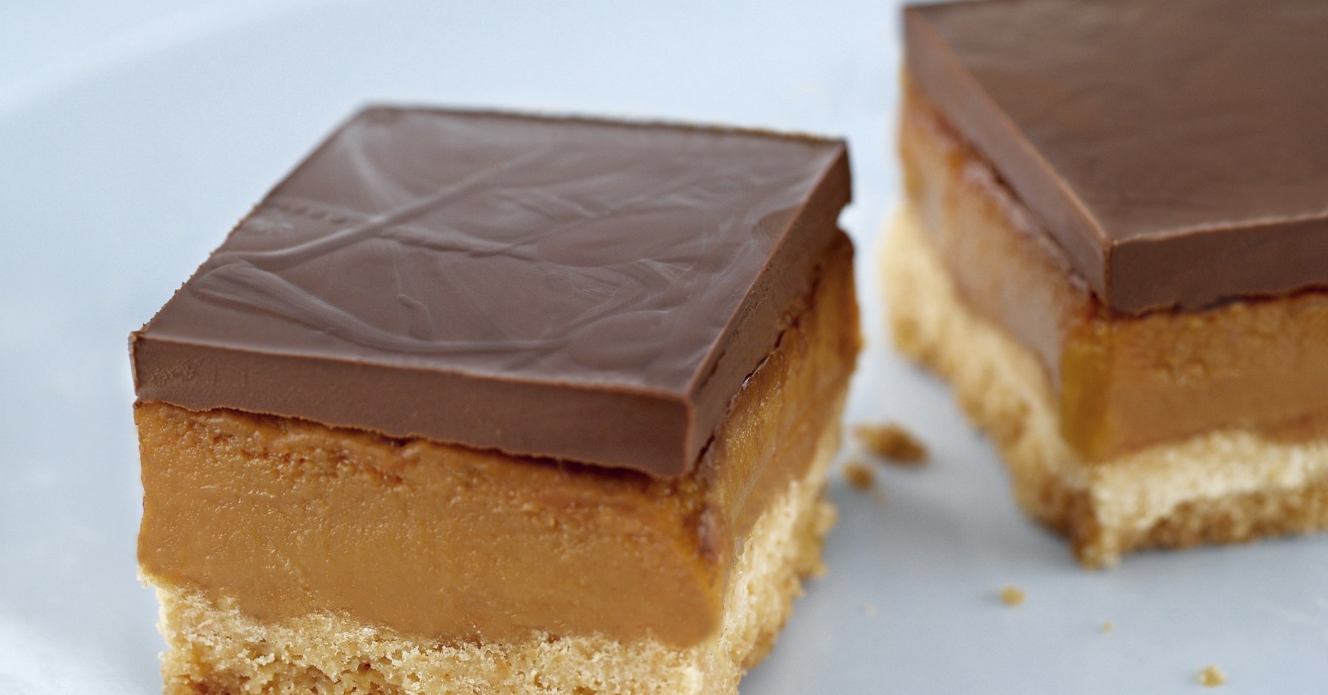 Yummy Dark Caramel Sticky Slice Recipe | myfoodbook